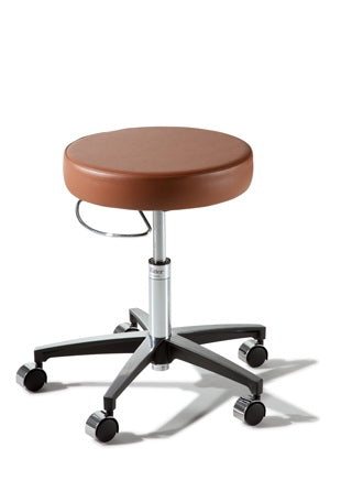 Midmark Ritter 276 Classic Series Air Lift Exam Stool Backless Pneumatic Height Adjustment 5 Casters Shadow Gray - 276-201-232