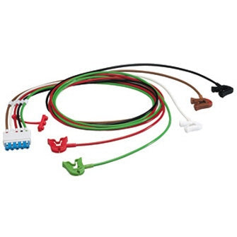 Philips Healthcare - ECG Cable Set 1.6 Meter, 5-Leads, With Grabber For M1663A, M1949A, M1976A - 989803125841