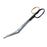 Patterson Medical Supply - Bandage Scissors 8 Inch Length Surgical Grade Stainless Steel NonSterile Finger Ring Handle Angled Blunt Tip / Blunt Tip - 081615673
