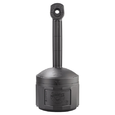 Lagasse Smoker's Cease-Fire Smoking Receptacle 4 gal. Free Standing Black Polyethylene Side Opening - JUS26800D
