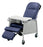 Graham-Field Lumex 3-Position Recliner Imperial Blue 4 Inch Swivel Caster 4 Inch Swivel Caster - FR574G432