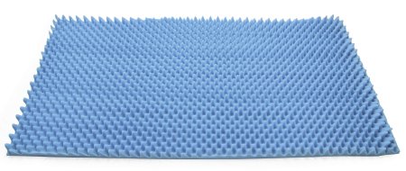 McKesson McKesson Mattress Overlay Convoluted Foam 33 X 72 X 4 Inch - 136-28520