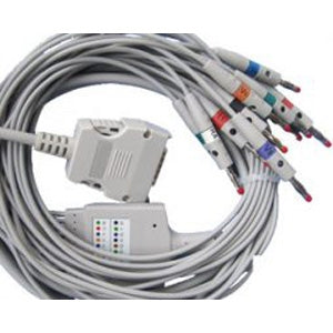 Welch Allyn Patient Cable 10wire AHA Banana JScrew - 9293-032-52