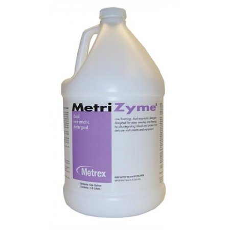 Metrex Research MetriZyme Dual Enzymatic Instrument Detergent Liquid RTU 1 gal. Jug Mint Scent - 767285