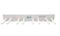 Bar-Ray - X-Ray Apron Peg Rack Wall Mounted 8 Pegs White - 60081