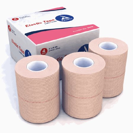 Dynarex Dynarex Elastic Tape Porous Elastic 3 Inch X 5 Yard Tan NonSterile - 3669