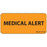 Precision Dynamics - Pre-Printed Label Anesthesia Label Orange - MV04FO7709