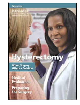 Krames Corporation Krames Patient Booklet Hysterectomy - 11915