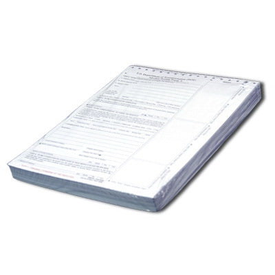 Intoximeters Inc DOT Form For RBT IV, AMCC, EC/IR or AS IV Alcohol Testing Form - 24-0095-00