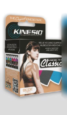 Kinesio Tex Classic - Kinesiology Tape Water Resistant Cotton 2 Inch X 34 Yard Beige NonSterile - 081619261