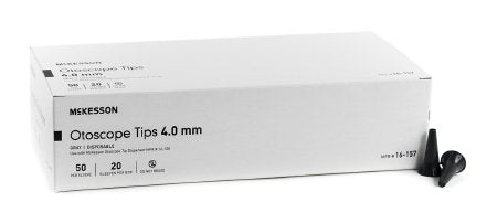 McKesson McKesson Otoscope Tip Adult Polypropylene Gray 4 mm Disposable - 16-157