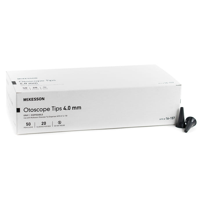 McKesson Brand Ear Speculum Tip Plastic 4 mm Disposable