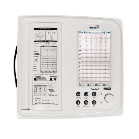 Cardio 7 - Electrocardiograph Monitors AC Power 7 Inch TFT Wide LCD Display - CARDIO-7B