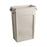 Rubbermaid Slim Jim - Trash Can 23 gal. Rectangular Beige LLDPE Open Top - FG354060BEIG