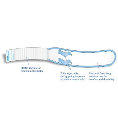 Urocare - Upper Leg Strap Large, Cotton and Foam, Fits: 12 to 21 Inch Diameter, NonSterile - 6344