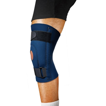 Scott Specialties - Knee Support X-Large Pull-On / Hook and Loop Strap Closure Left or Right Knee - 9074 NAV XL