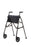 EZ Fold-N-Go - Folding Walker with Wheels Adjustable Height Aluminum Frame 400 lbs. Weight Capacity 32 to 38-1/2 Inch Height - 4300-BW