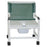 Mjm International Bariatric Shower Chair  Push Handle Pvc Frame Mesh Back - 126-4-NB-FSSS