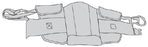 Drive Medical Stand Assist Sling 2 Point Buttock Strap 400 lbs. Weight Capacity - 13263H