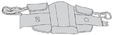 Drive Medical Stand Assist Sling 2 Point Buttock Strap 400 lbs. Weight Capacity - 13263H