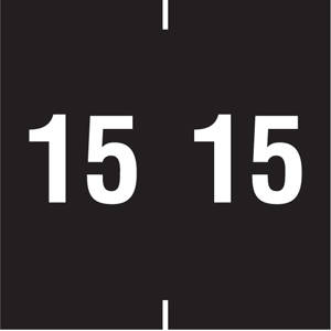 Tabbies Ames Compatible Yearcode Label Rolls, 1-7/8"H x 1-7/8"W, 500 Per Roll