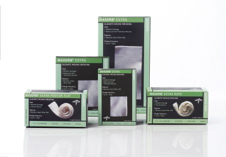 Maxorb Extra - Calcium Alginate Dressing 2 X 2 Inch Square Calcium Alginate / CMC (carboxymethylcellulose) Sterile - MSC7022EP