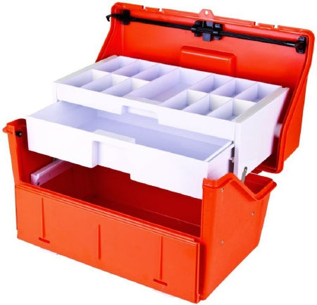 Ferno-Washington Flambeau Model 2272 Medical Box Orange Copolymers 11-1/2 X 11-1/2 X 19-1/2 Inch - 831897