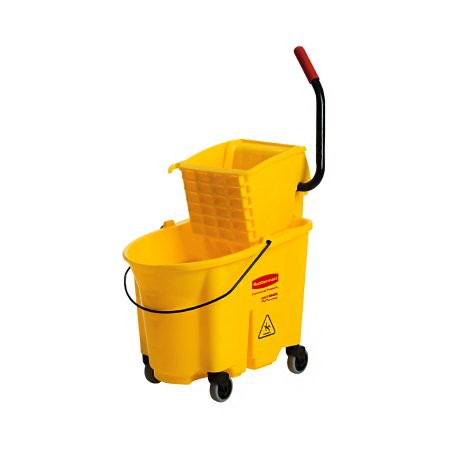 Rubbermaid - Mop Bucket 35 Quart, 32 oz. Mop Yellow - FG758088YEL