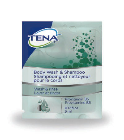 Essity HMS North America Inc Tena Shampoo and Body Wash TENA 0.17 oz. Individual Packet Scented - 64353