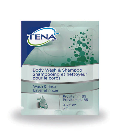 TENA - Shampoo and Body Wash 0.17 oz. Individual Packet Scented - 64353