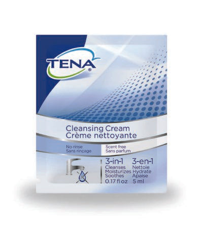 Essity HMS North America Inc Tena Body Wash TENA Cream 0.17 oz. Individual Packet Unscented - 64405