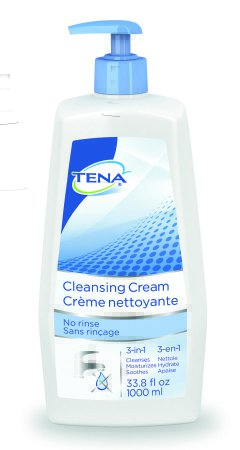 Essity HMS North America Inc Tena Body Wash TENA Cream 33.8 oz. Pump Bottle Scented - 64435