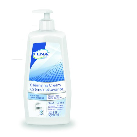 Essity HMS North America Inc Tena Body Wash TENA Cream 33.8 oz. Pump Bottle Unscented - 64415