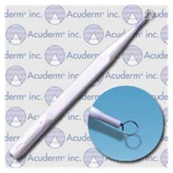 Acuderm Curette Dermal 3Mm 3Mm Loop Tip Stainless Steel Disposable 50/Pk - R0350