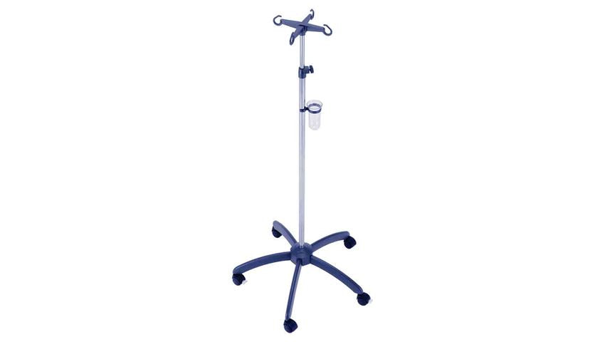 Alimed POLE, IV W/LOCKING CASTERS HEAVY DUTY CHROME - 933665