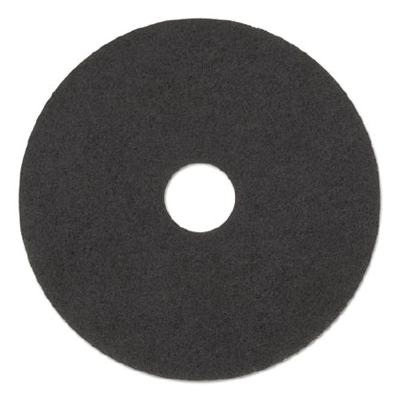 Boardwalk - Hard Floor Stripping Pad 20 Inch Black Nonwoven Nylon / Polyester Fiber - BWK4020BLA