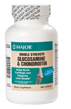 Major Pharmaceuticals Joint Health Supplement Major Glucosomine / Chondroitin 500 Mg - 400 Mg Strength Capsule 180 Per Bottle - 904559293