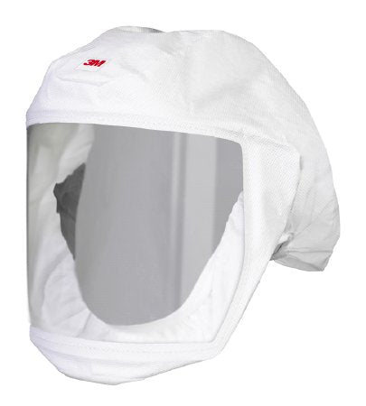 3M Versaflo - Air Purifying Respirator Headcover Integrated Head Suspension Pull On Closure Medium / Large White - S-133L-5