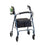 Nova Ortho-Med GetGO Classic 4 Wheel Rollator Blue Folding Aluminum Frame - 4202CBL