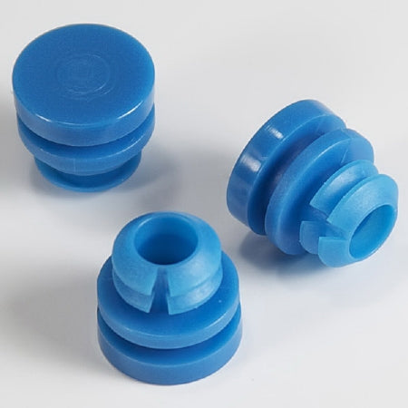 Globe Scientific Globe Scientific Tube Closure Polyethylene Plug Cap Blue For 13 mm Beckman IDS Auto Track - 5538B