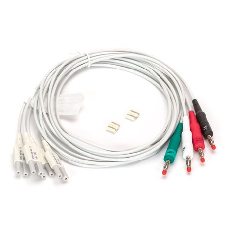 Welch Allyn - Leadwire Set Gray, 4-Leads, Banana Limbs For EKG Machine AHA - 9293-046-62