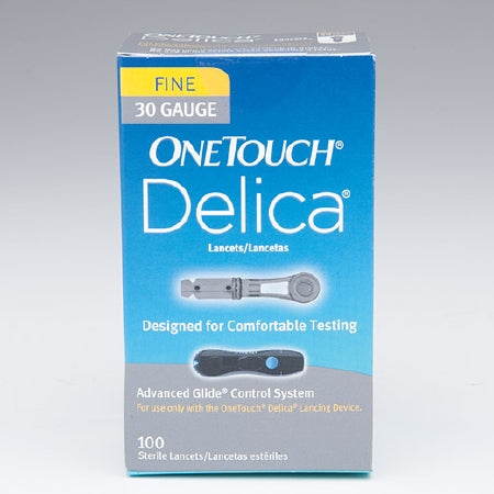 LifeScan OneTouch Delica Lancet Adjustable Depth Lancet Needle 30 Gauge Twist Top - 53885059501