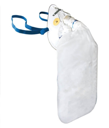 Flexicare NonRebreather Oxygen Mask Short Style Pediatric User One Size Fits Most Adjustable Elastic Head Strap - 032-10-080U