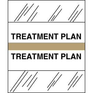 Tabbies Medical Chart Index Tabs & Divider Sheets - 1/2" H x 1-1/4" W, 100 per Pack