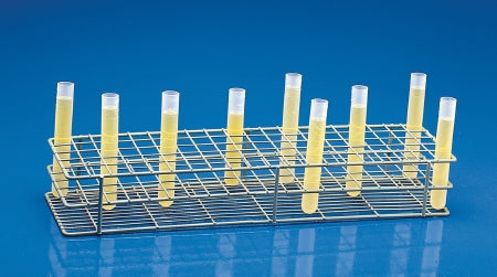 Bel-Art Products Poxygrid Test Tube Rack 180 Place 15 mm - 16 mm Tube Size Blue 64 X 183 X 386 mm - 18786-0770