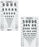 Lea Numbers - Eye Chart 16 Inch Measurement Acuity Test - 271000