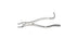 Miltex - Pedodontic Extracting Forceps English 6-1/2 Inch Length OR Grade German Stainless Steel NonSterile NonLocking Plier Handle with Spring Curved Smooth Beaks - DEF1501/2S