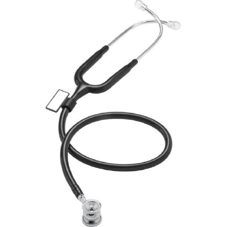 MDF Instruments Direct MDF Classic Stethoscope Black 1-Tube Double Sided Chestpiece - DF747XP11