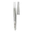 Miltex-Integra Forcep Dressing Graefe 2-3/4" Serrated Straight Stainless Steel Ea - 18-814
