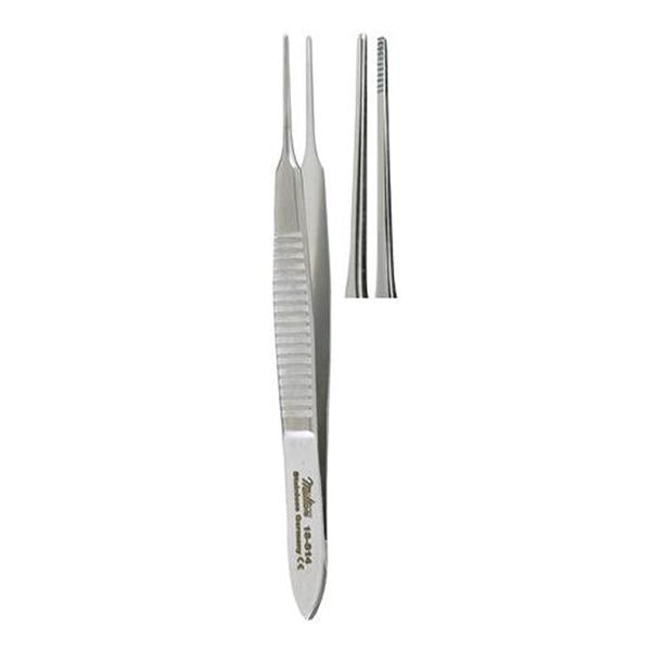 Miltex-Integra Forcep Dressing Graefe 2-3/4" Serrated Straight Stainless Steel Ea - 18-814